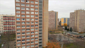 Eines der größten Plattenbaugebiete Ostdeutschlands